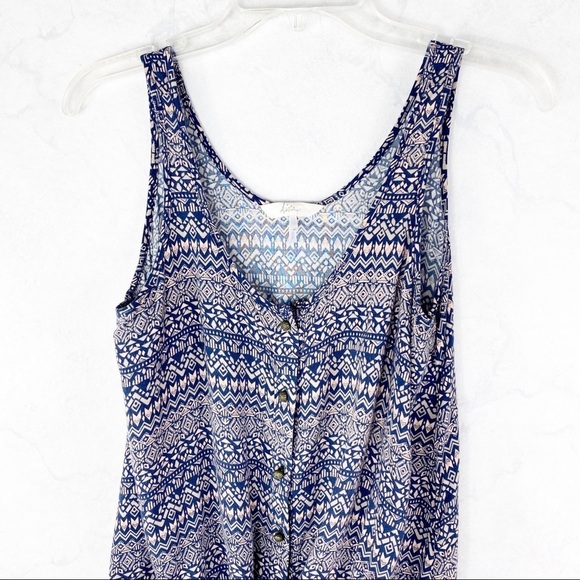 [PacSun] Button Aztec Print Tank - Picture 2 of 3